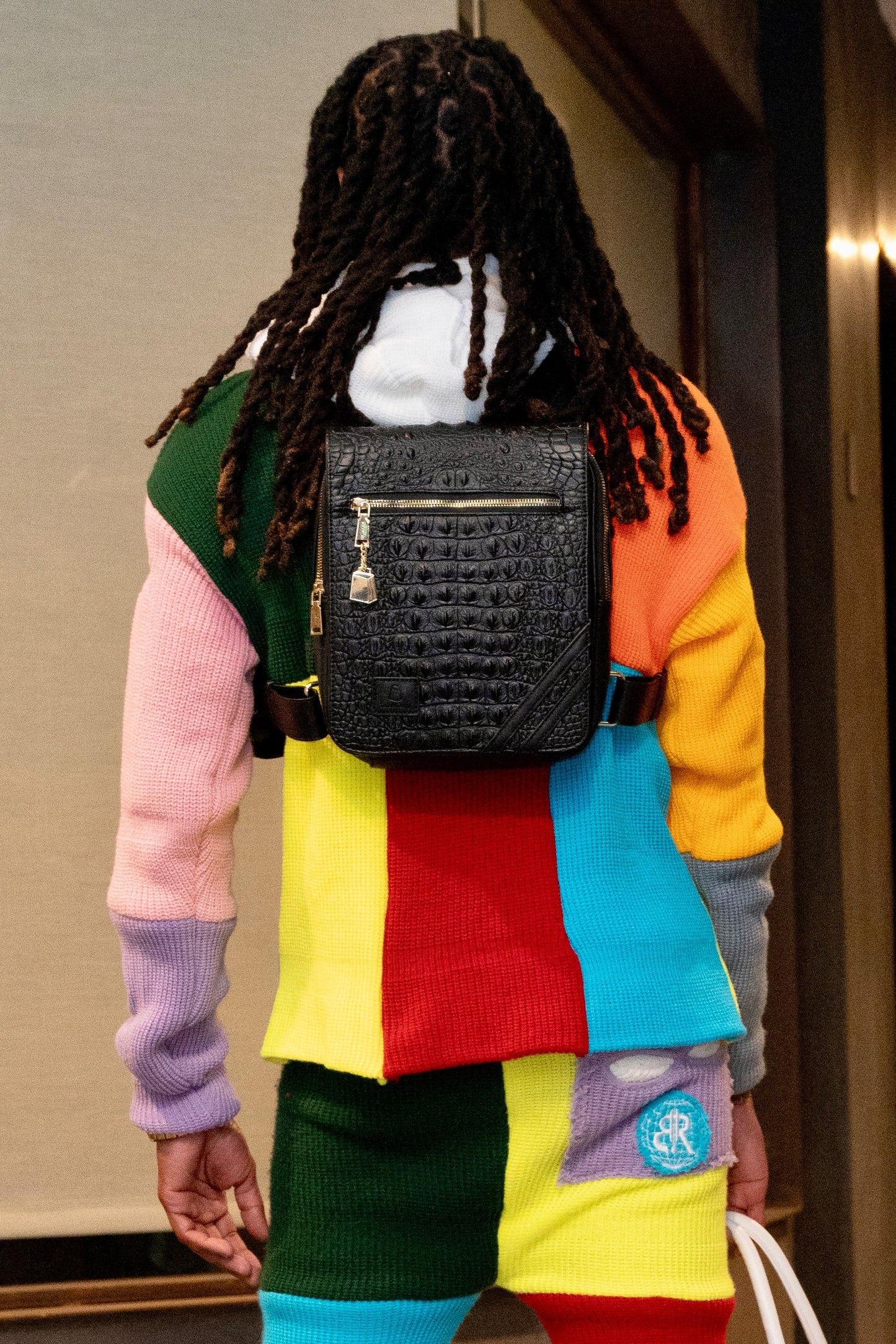 Multicolored Ski Mask Hoodie image 1