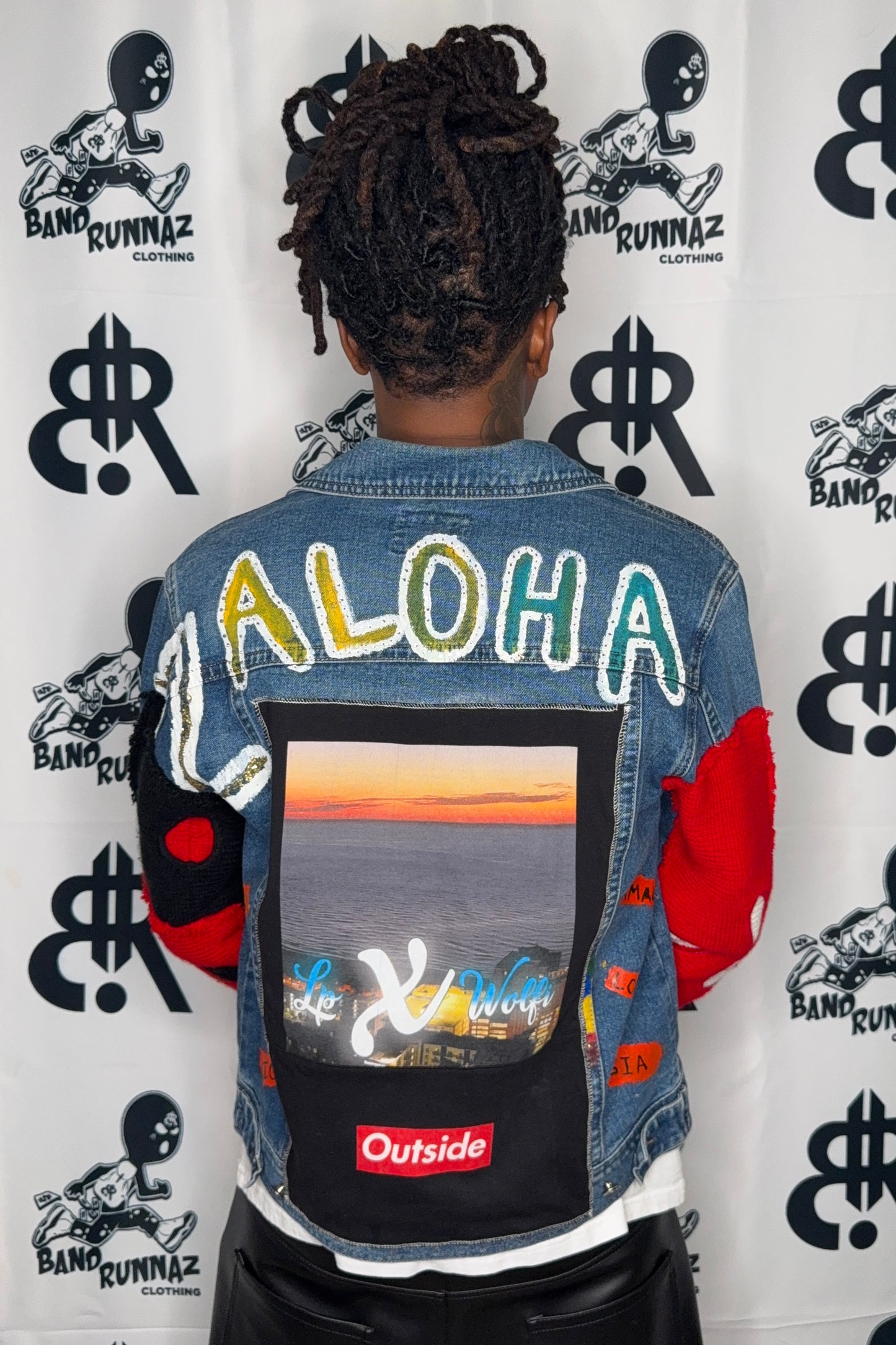 1of1 Band Runnaz Worldwide Denim Jacket