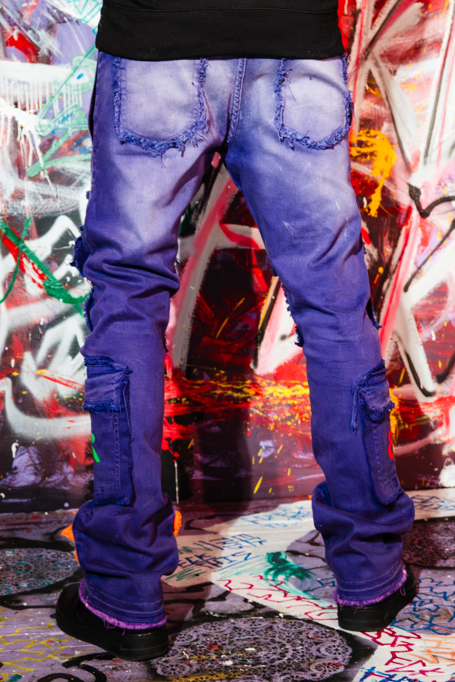 1of1 Purple Reign Ski Mask Jeans