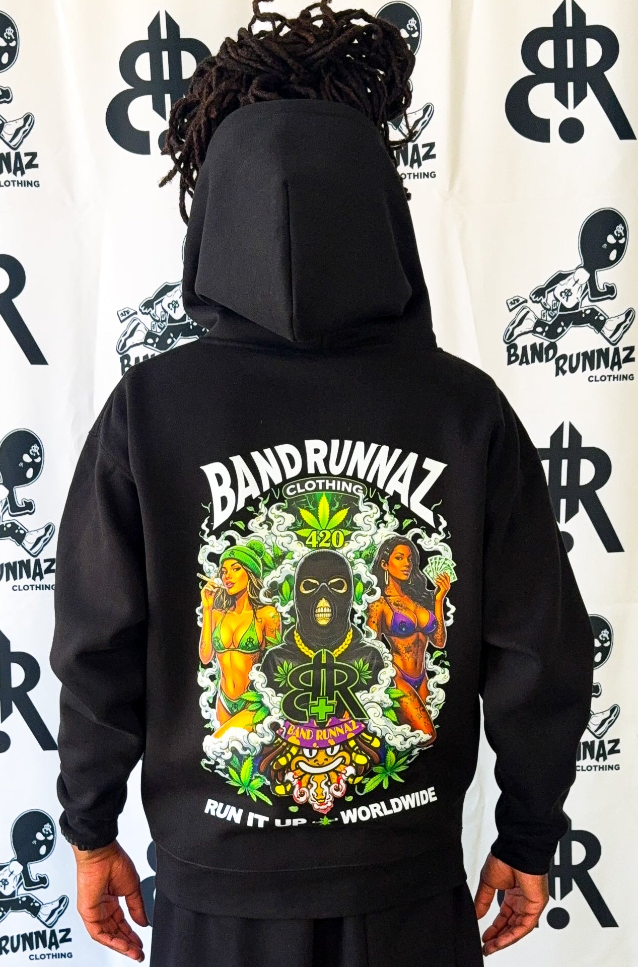 HIGH FASHION Double Zip Hoodie