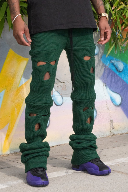 Money Green Ski Mask Pants image 0