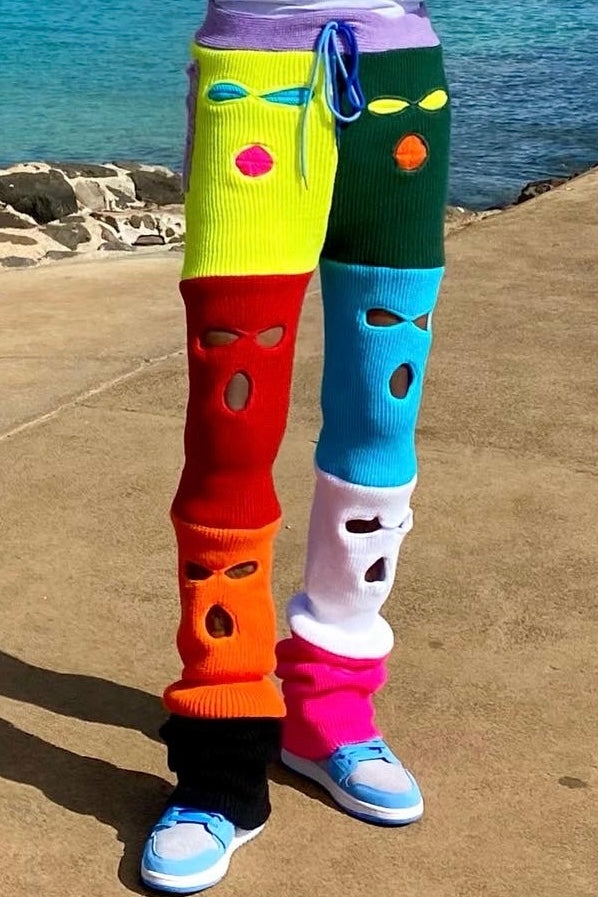 Multicolored Ski Mask Pants image 0
