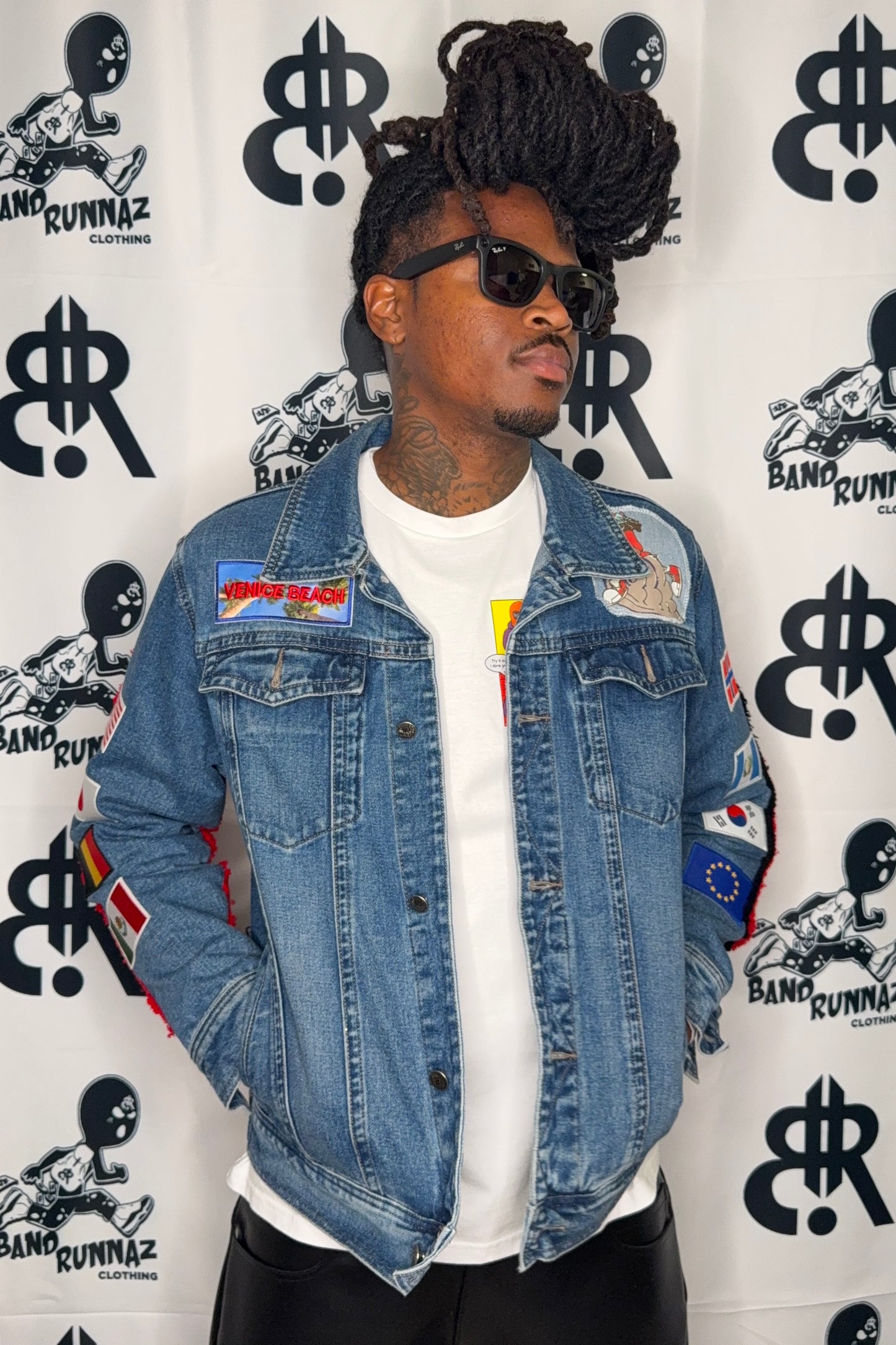 1of1 Band Runnaz Worldwide Denim Jacket