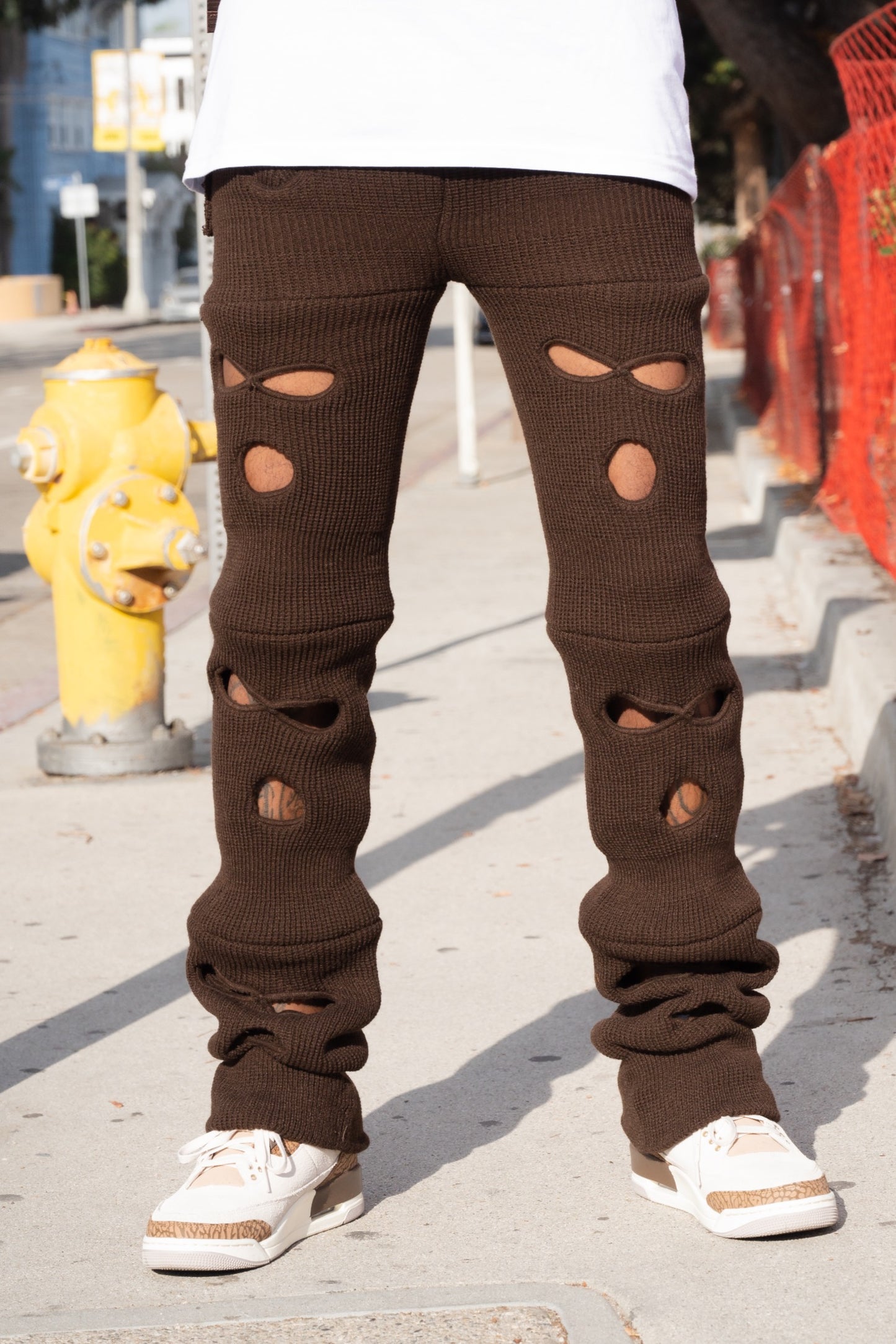 Solid Brown Ski Mask Pants image 0
