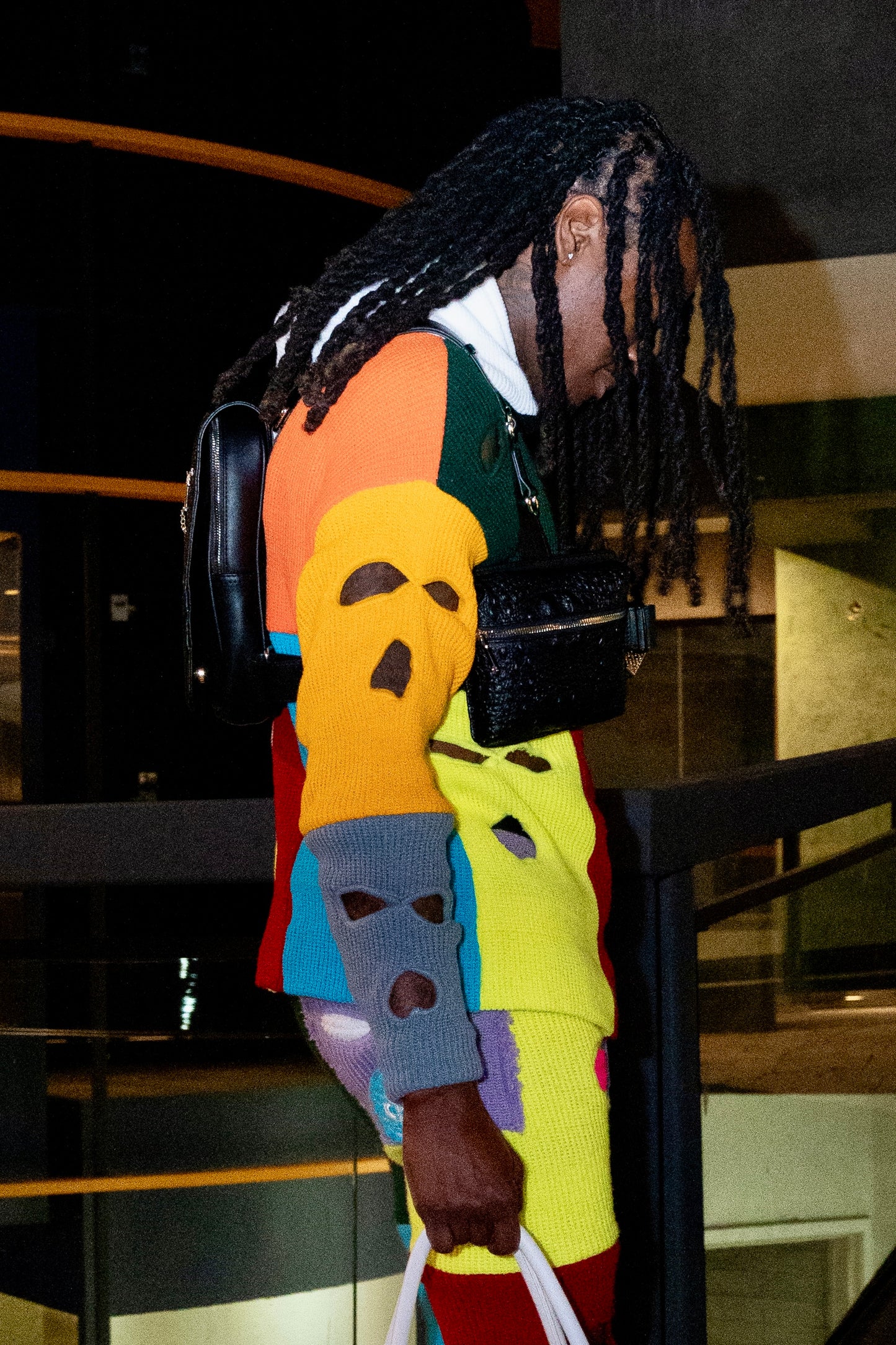 Multicolored Ski Mask Hoodie image 2