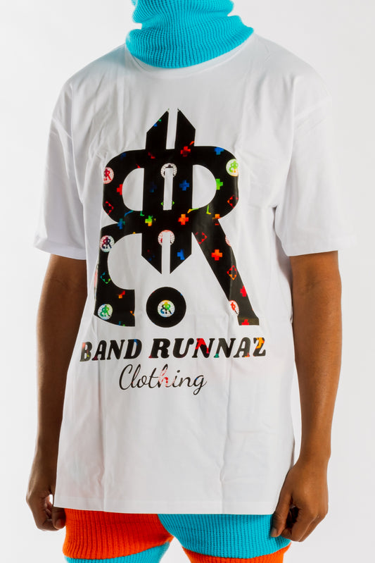 Band Runnaz Damier Pattern Logo T-shirt image 0