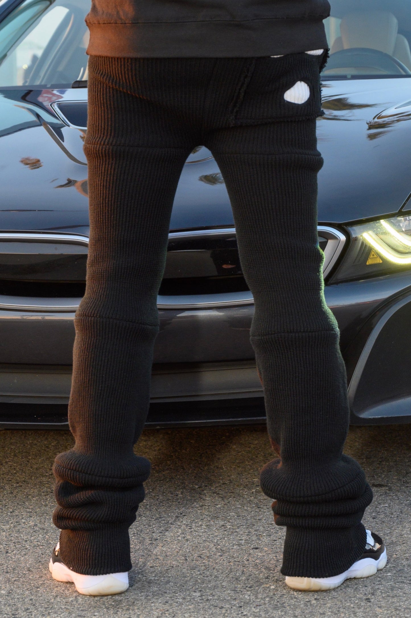 Black & White Ski Mask Pants image 2