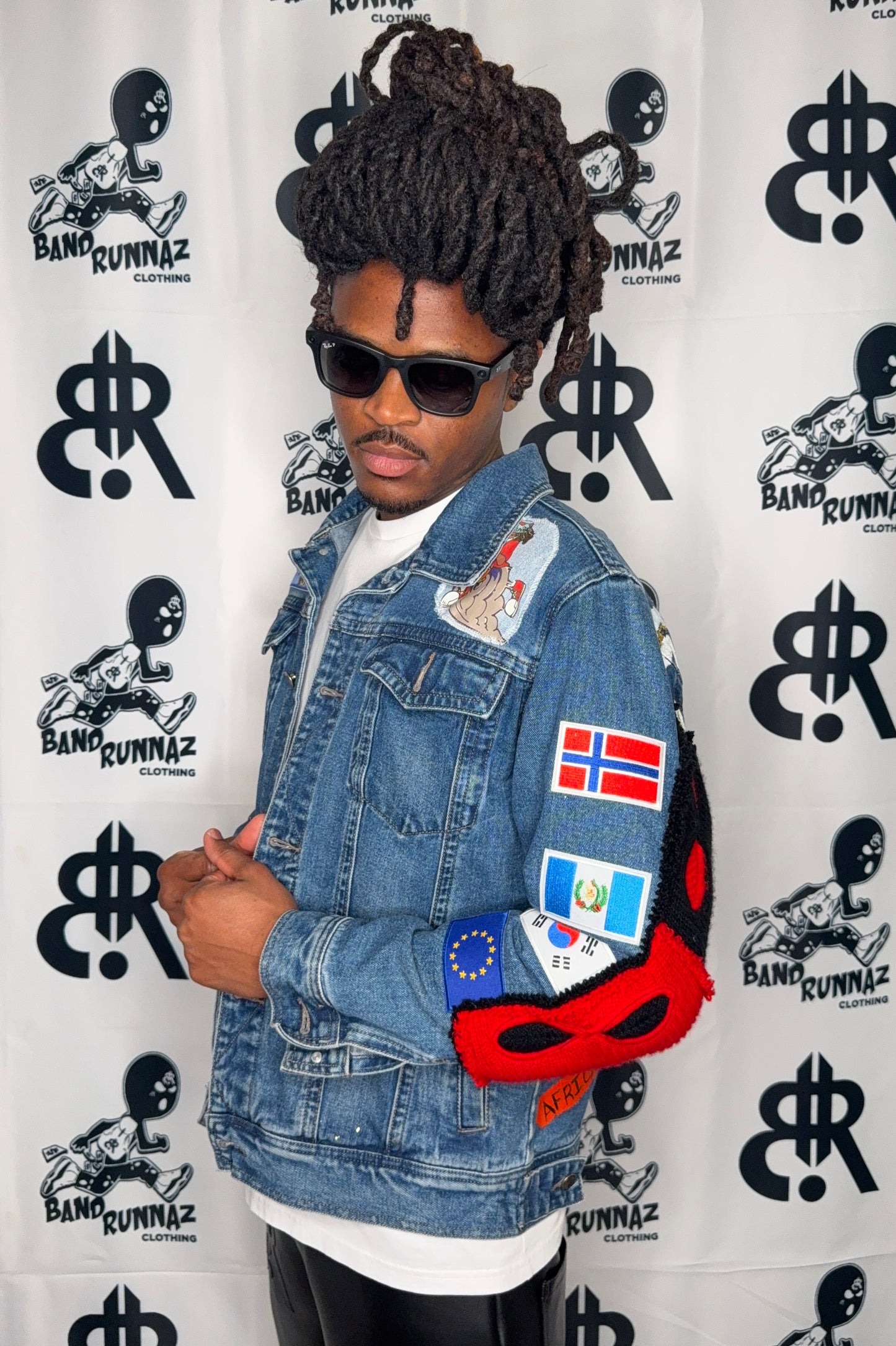 1of1 Band Runnaz Worldwide Denim Jacket