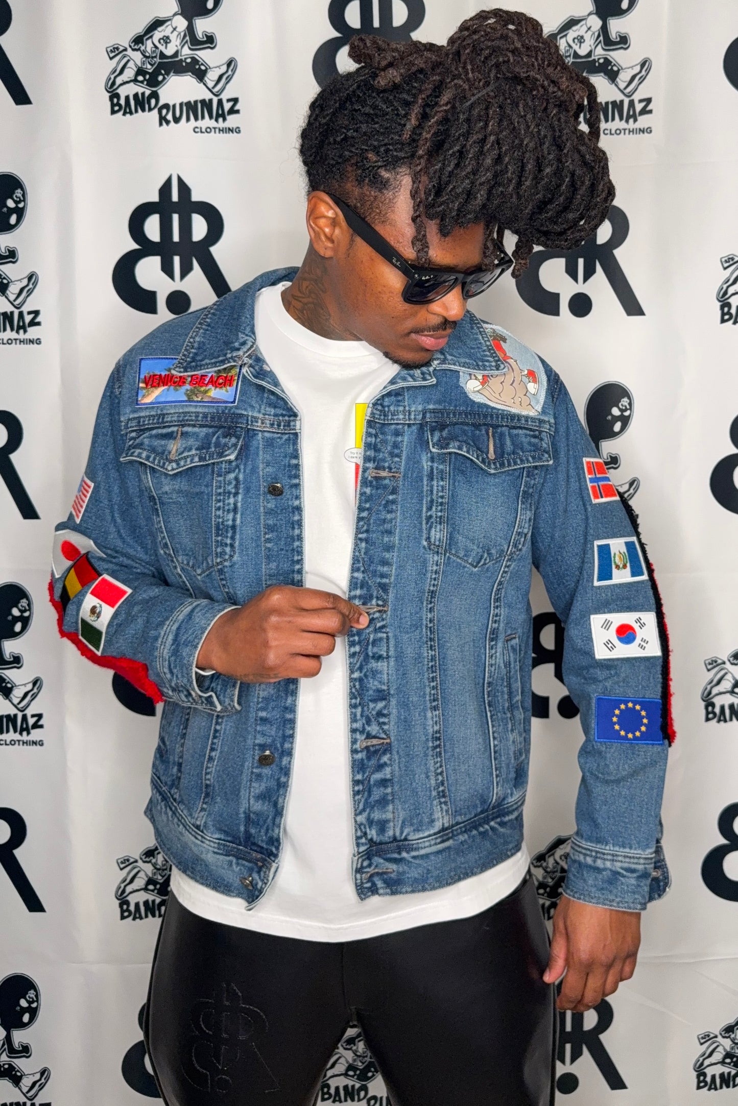 1of1 Band Runnaz Worldwide Denim Jacket