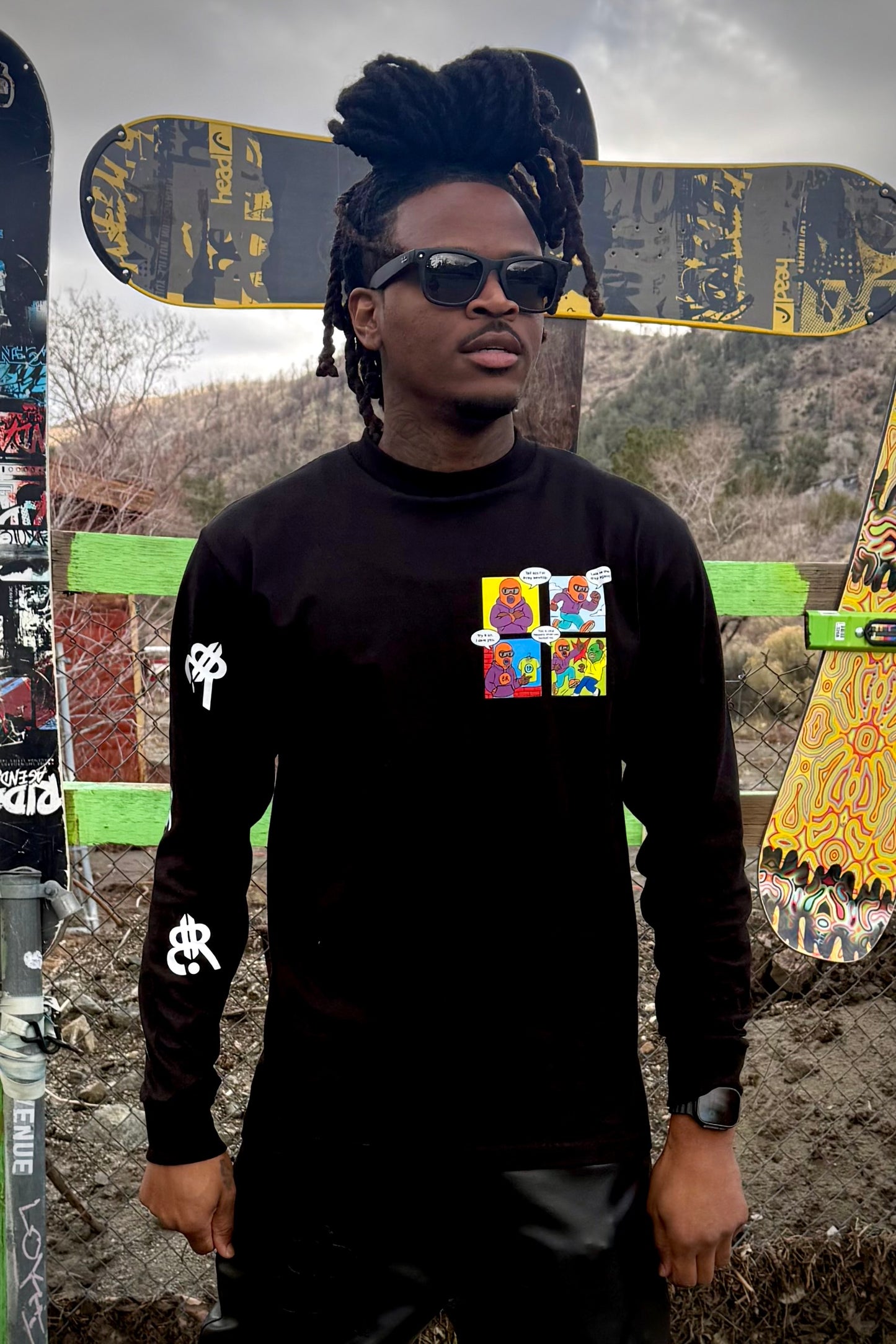Band Runnaz Ski Mask Comic Long Sleeve front view