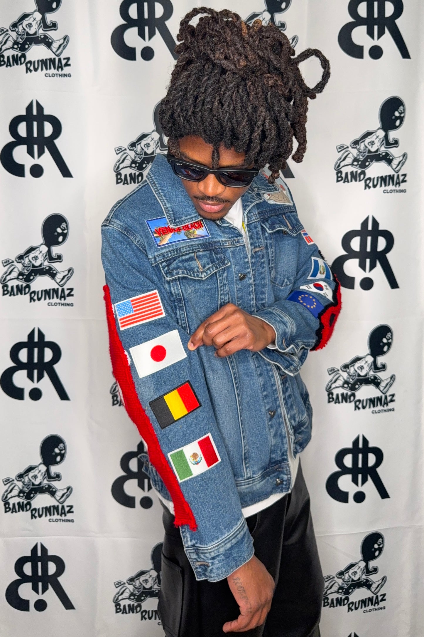 1of1 Band Runnaz Worldwide Denim Jacket