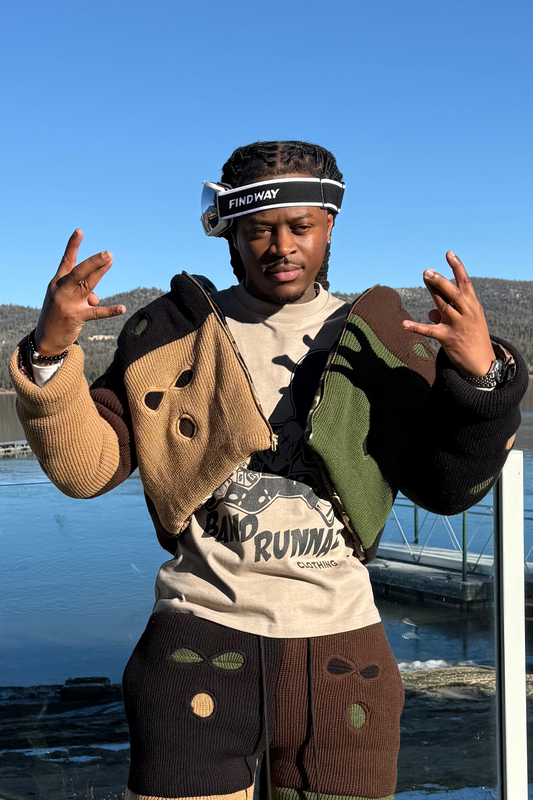 Camo Ski Mask Puffer Jacket image 0