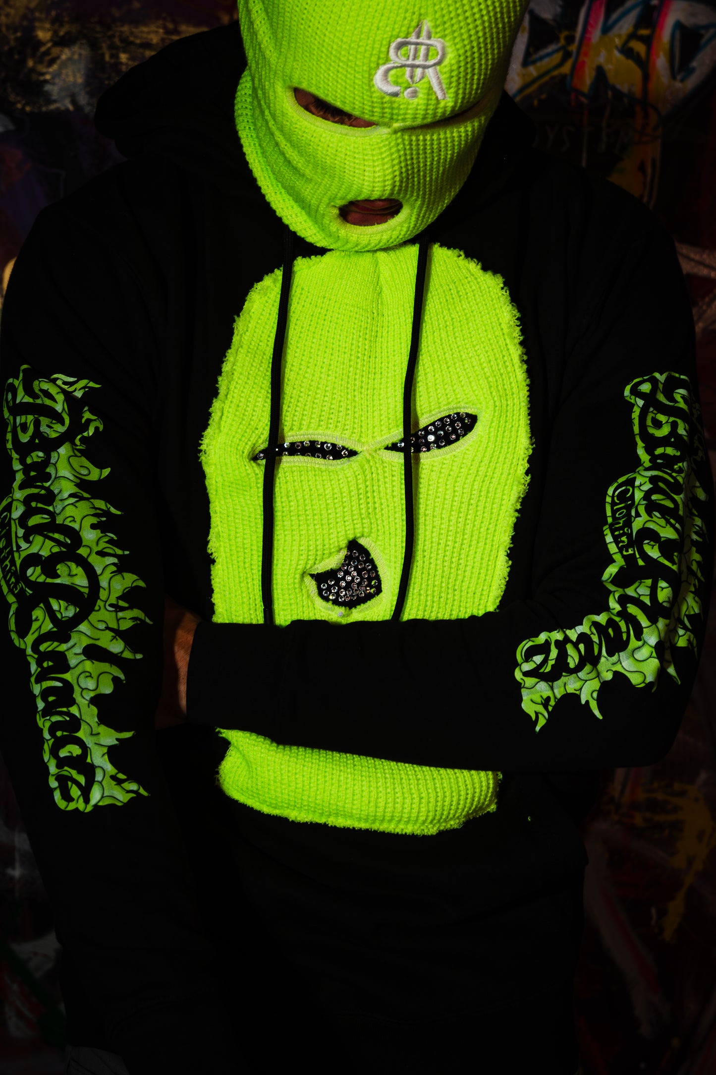 1of1 Slime Season Ski Mask Hoodie