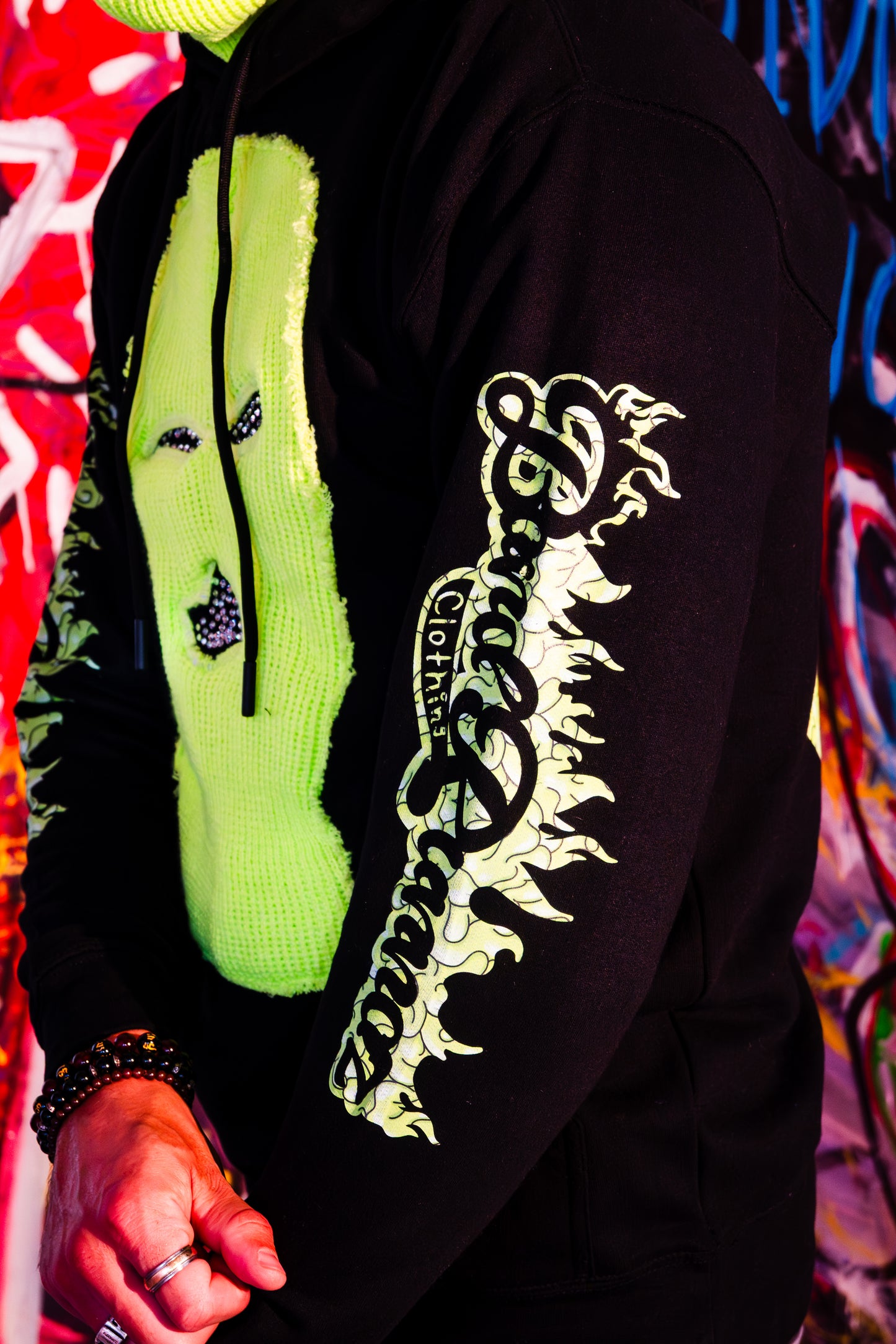 1of1 Slime Season Ski Mask Hoodie