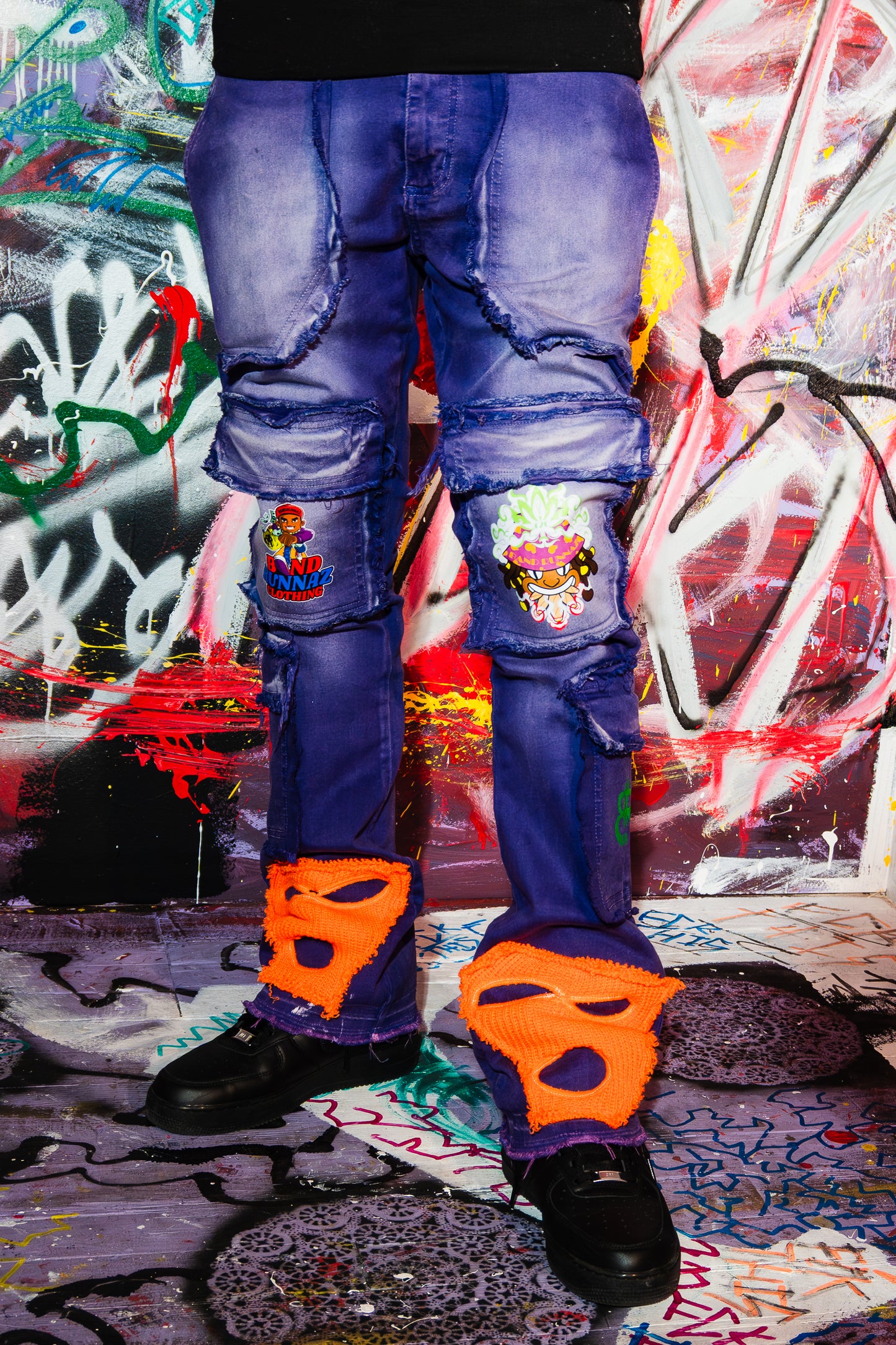 1of1 Purple Reign Ski Mask Jeans