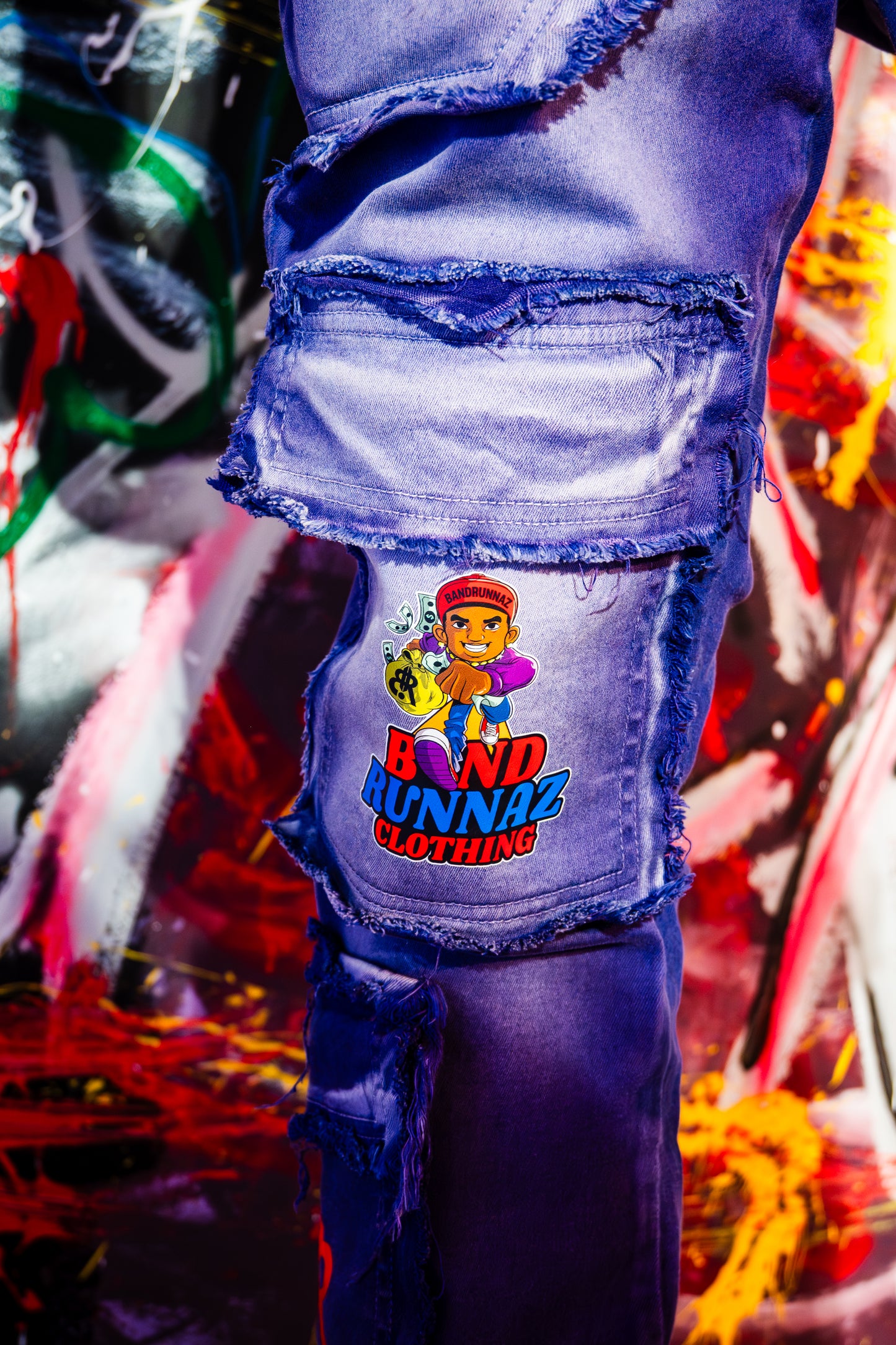 1of1 Purple Reign Ski Mask Jeans