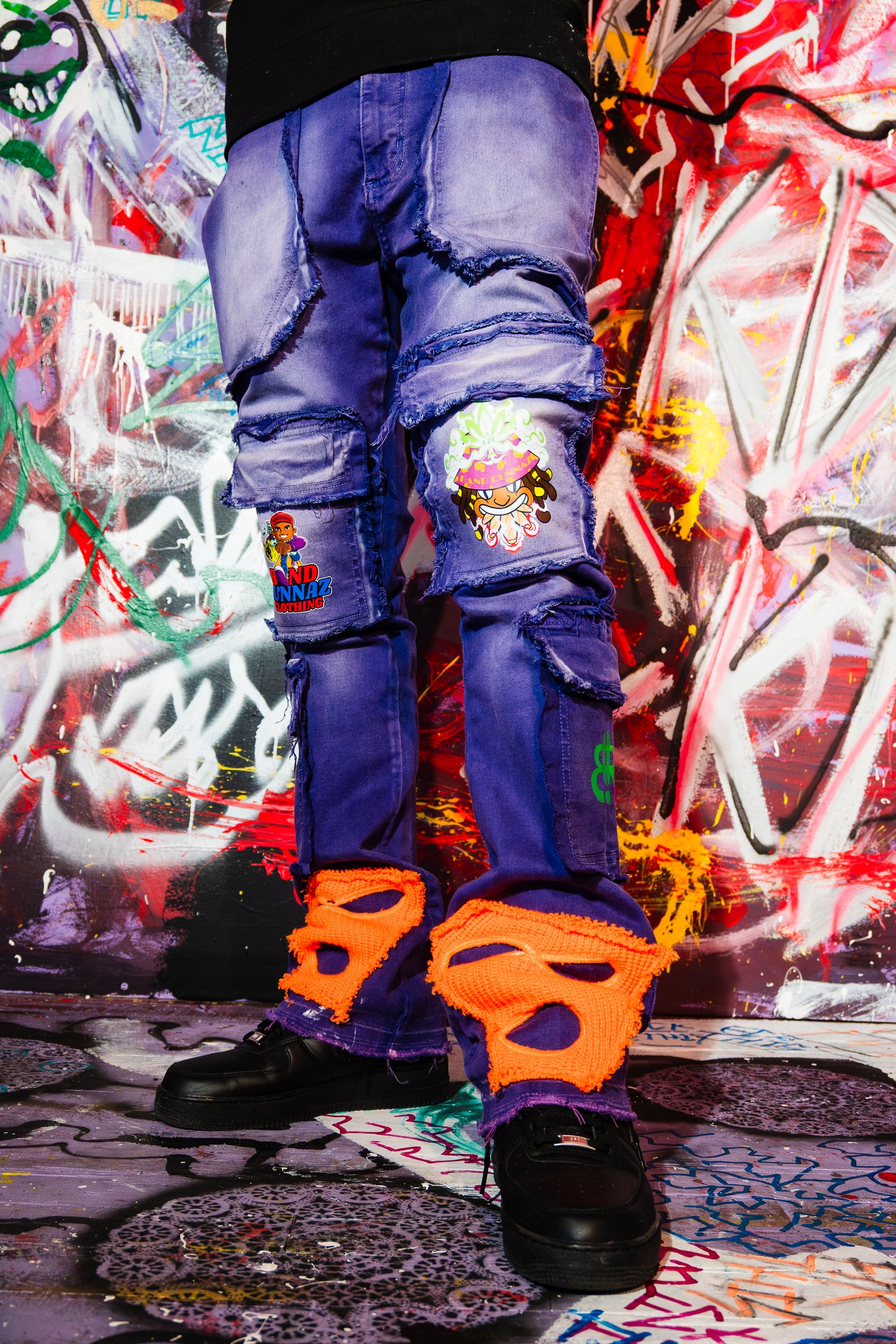 1of1 Purple Reign Ski Mask Jeans