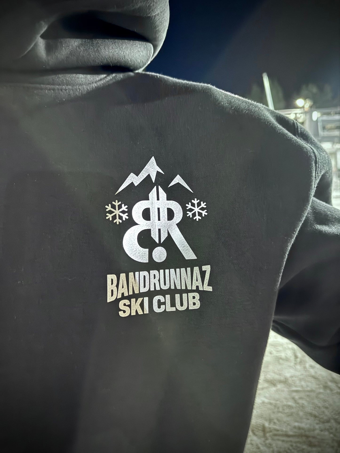 BR Ski Club Reflective Hoodie