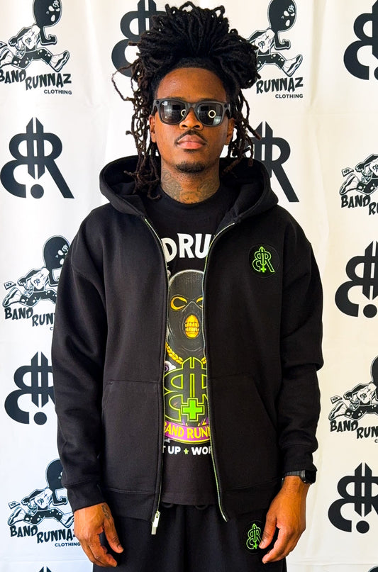 HIGH FASHION Double Zip Hoodie