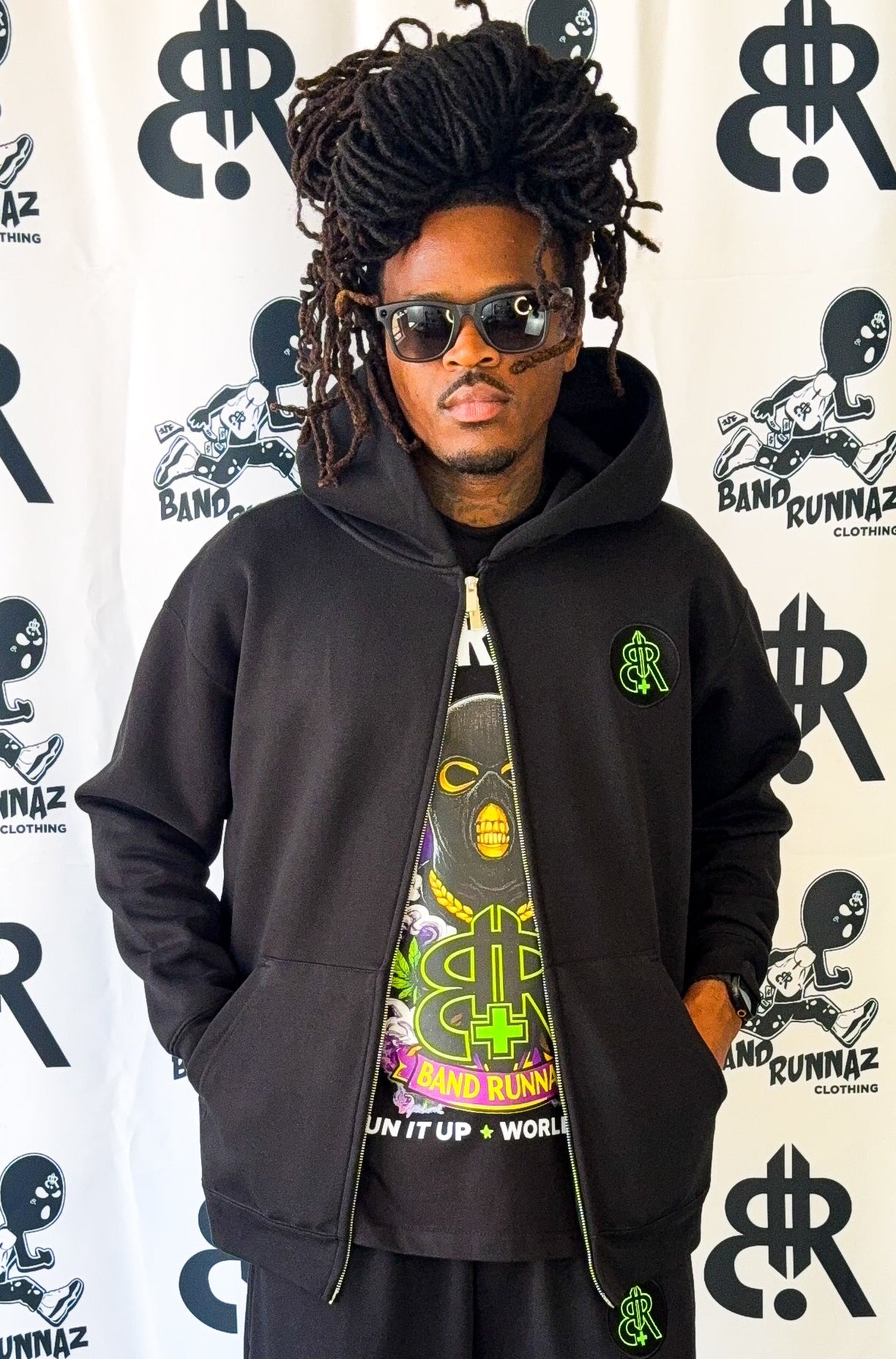HIGH FASHION Double Zip Hoodie