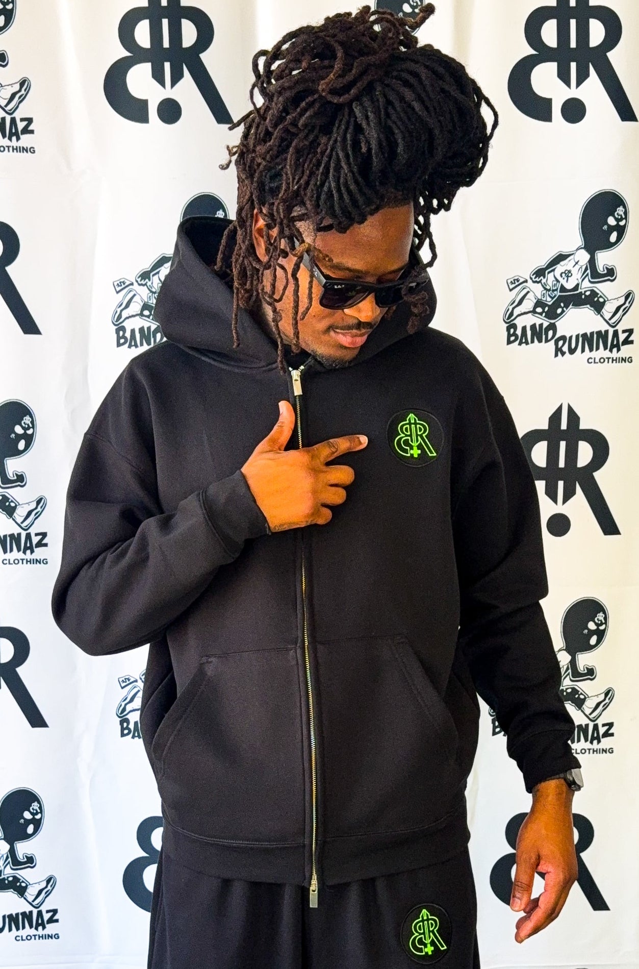 HIGH FASHION Double Zip Hoodie