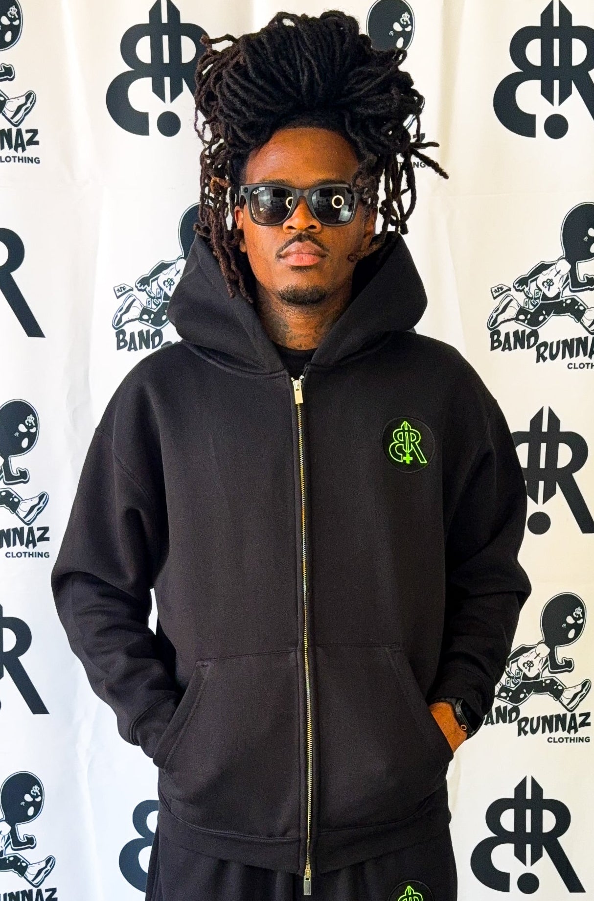 HIGH FASHION Double Zip Hoodie
