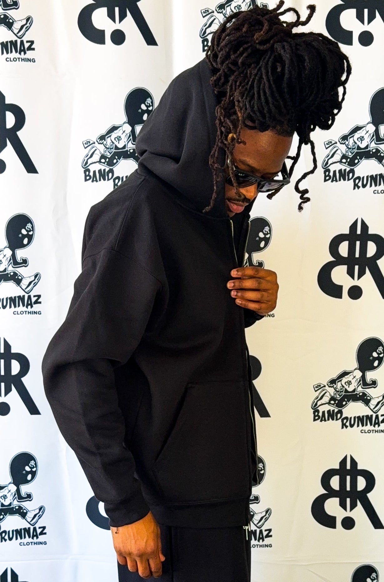 HIGH FASHION Double Zip Hoodie