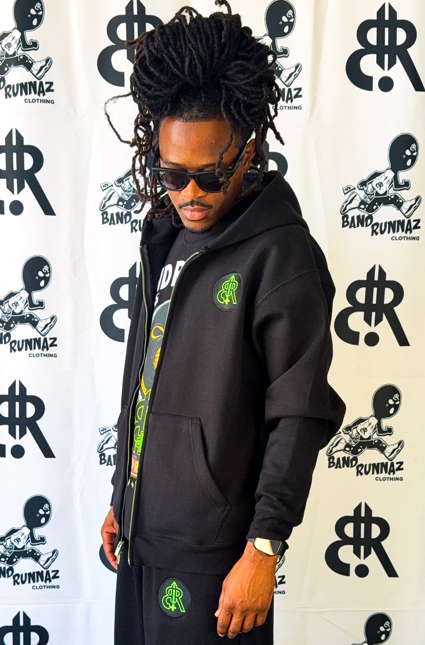 HIGH FASHION Double Zip Hoodie