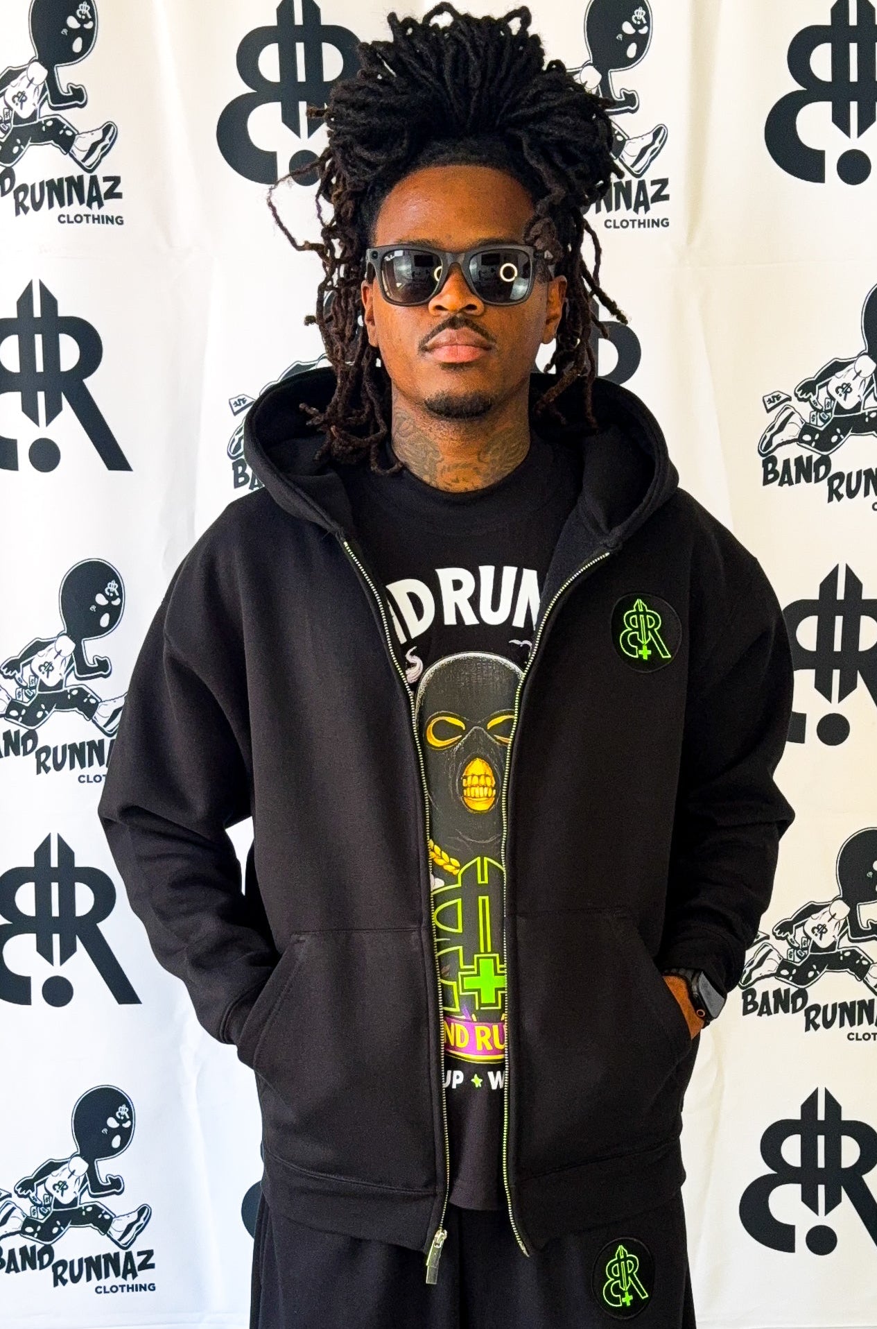 HIGH FASHION Double Zip Hoodie
